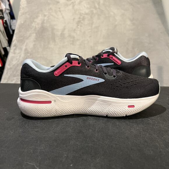 Brooks Ghost Max Shoes Womens 9 Black Blue Running Cushioned 1203951B082 - Picture 6 of 10